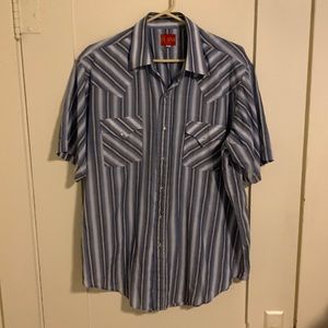 Vintage Ely Plains Western Snap Button Down
